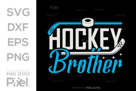 Hockey Brother SVG: A Designer's Take on Sports Embroidery