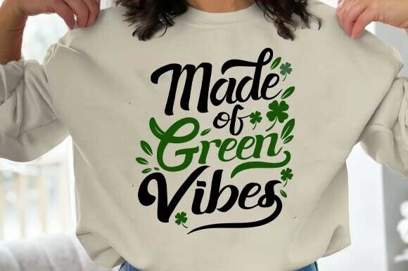 Made of Green Vibes SVG: A Designer's Review for St. Patrick's Embroidery