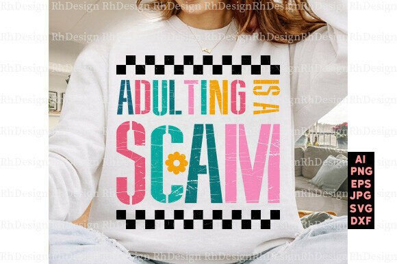 Review: Adulting is a Scam SVG for Real Embroidery
