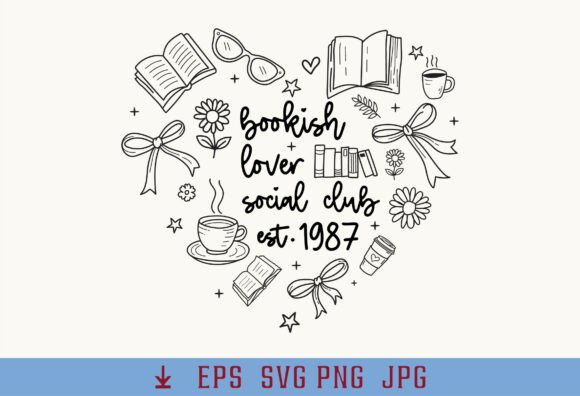 Review: Bookish Lover SVG Design 1987 Social Clu