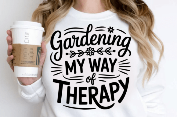 Review: Gardening My Way of Therapy SVG for Embroidery