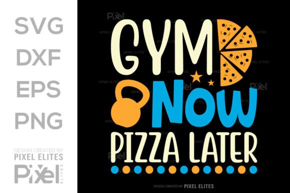 Review: Gym Now Pizza Later SVG for Embroidery Projects