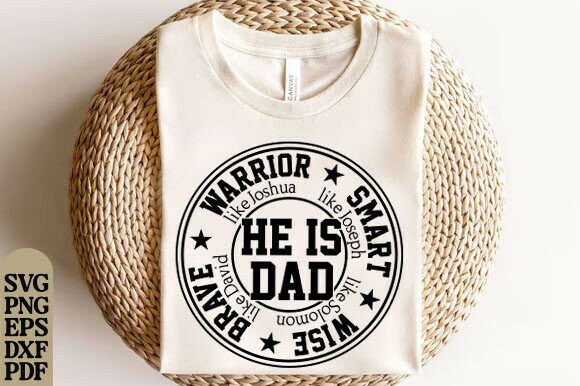 Review: He is Dad SVG PNG for Father's Day Projects