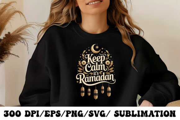 Review: Keep Calm Ramadan Islamic Shirt Design for Stitchers