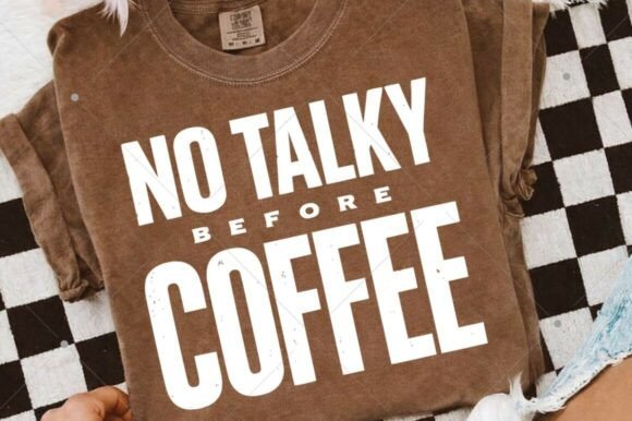 Review: No Talky Before Coffee SVG for Embroidery